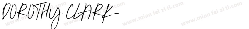 DOROTHY CLARK字体转换